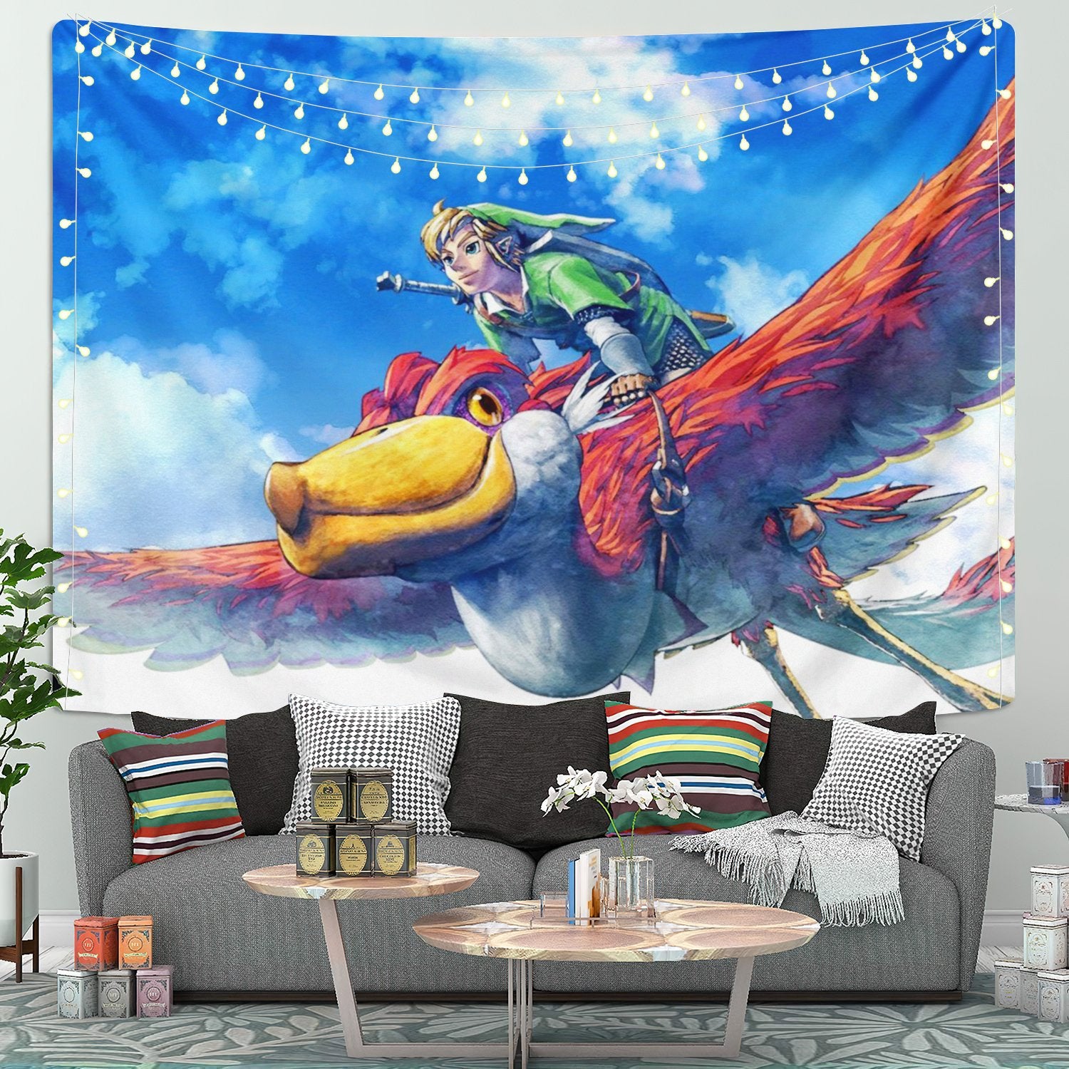 Legend Of Zelda Skyward Sword Tapestry Room Decor