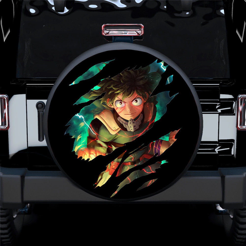 Midoriya Izuku Deku Anime My Hero Academia Car Spare Tire Covers Gift For Campers Nearkii