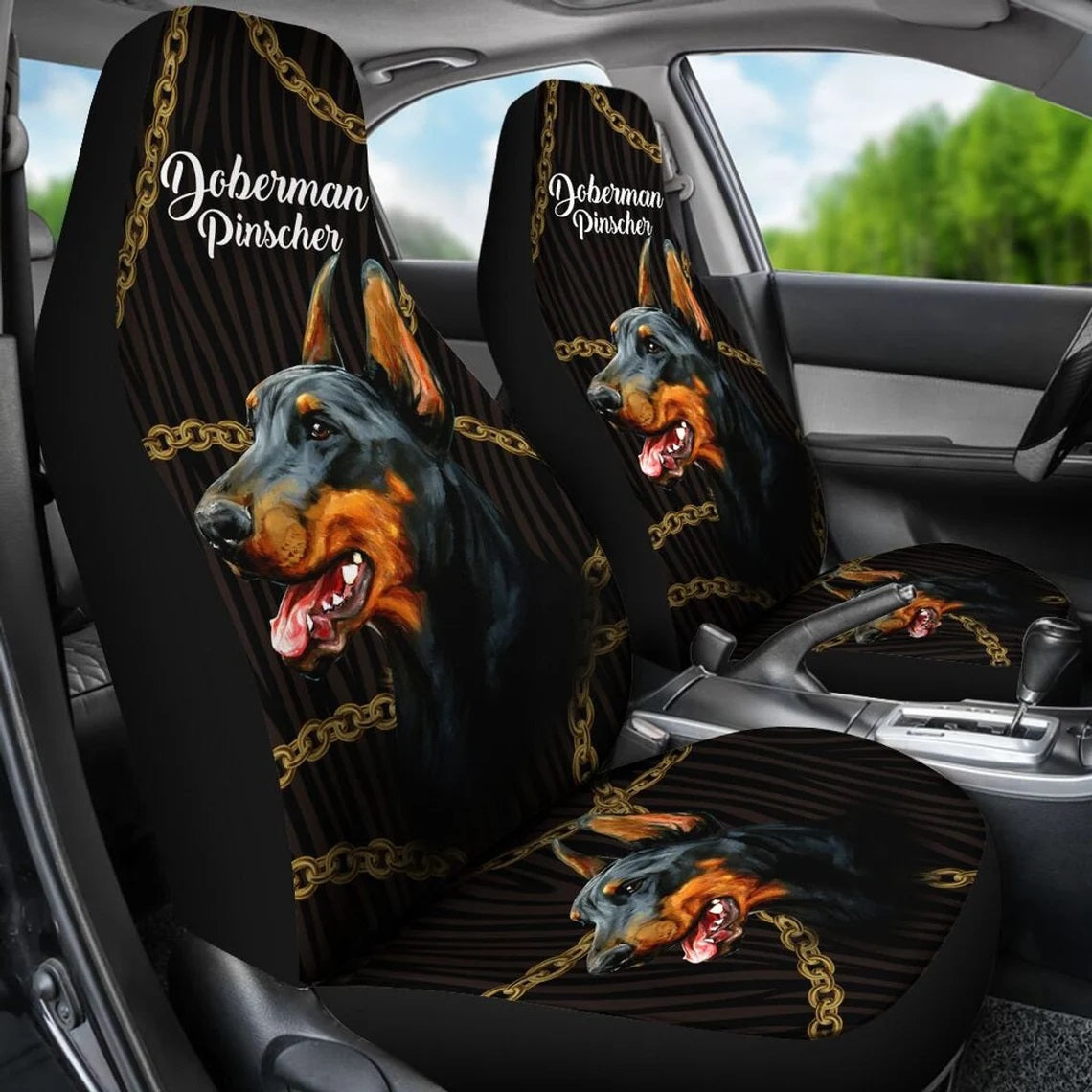 Doberman Awesome Custom Car Seat Covers