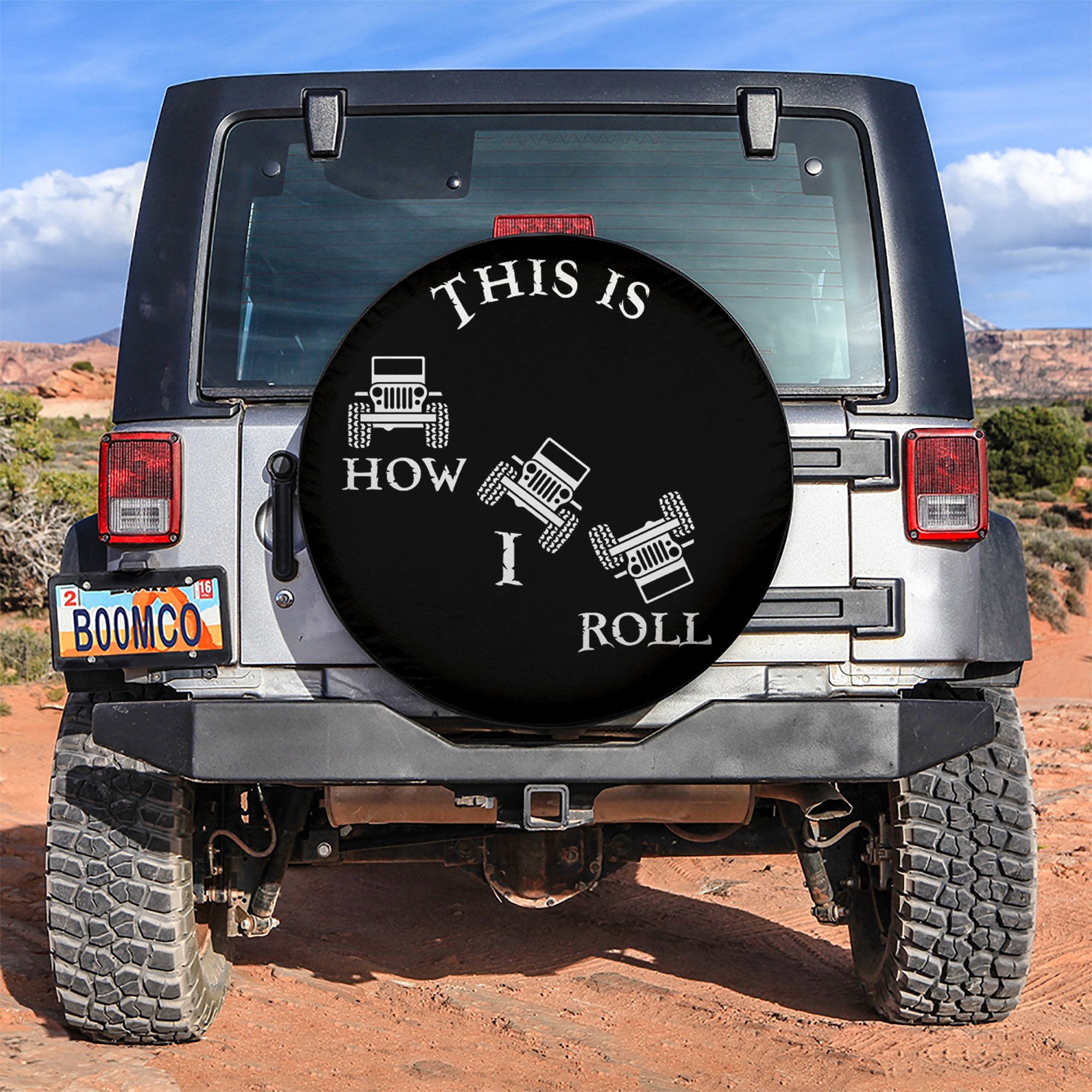 This Is How I Roll Car Spare Tire Covers Gift For Campers Nearkii