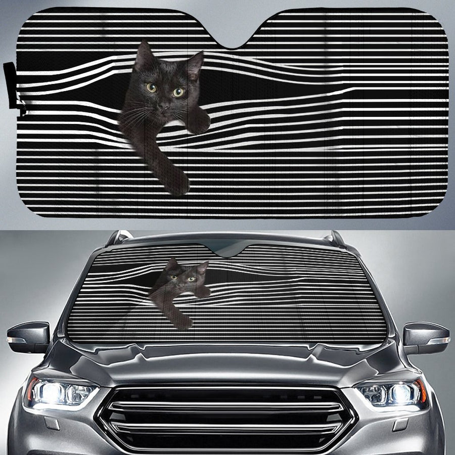 Funny Cat Car Auto Sunshades