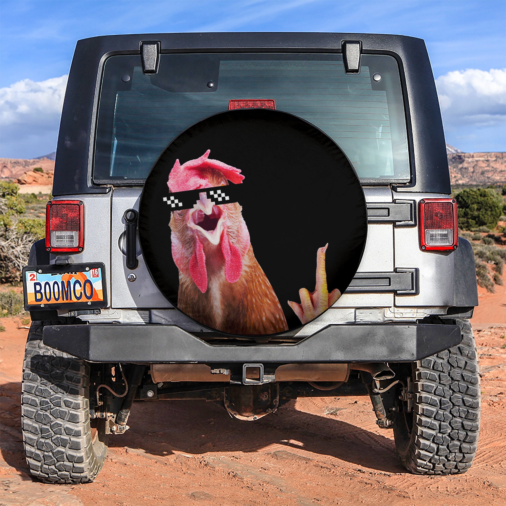 Best Funny Chicken Car Spare Tire Covers Gift For Campers Nearkii