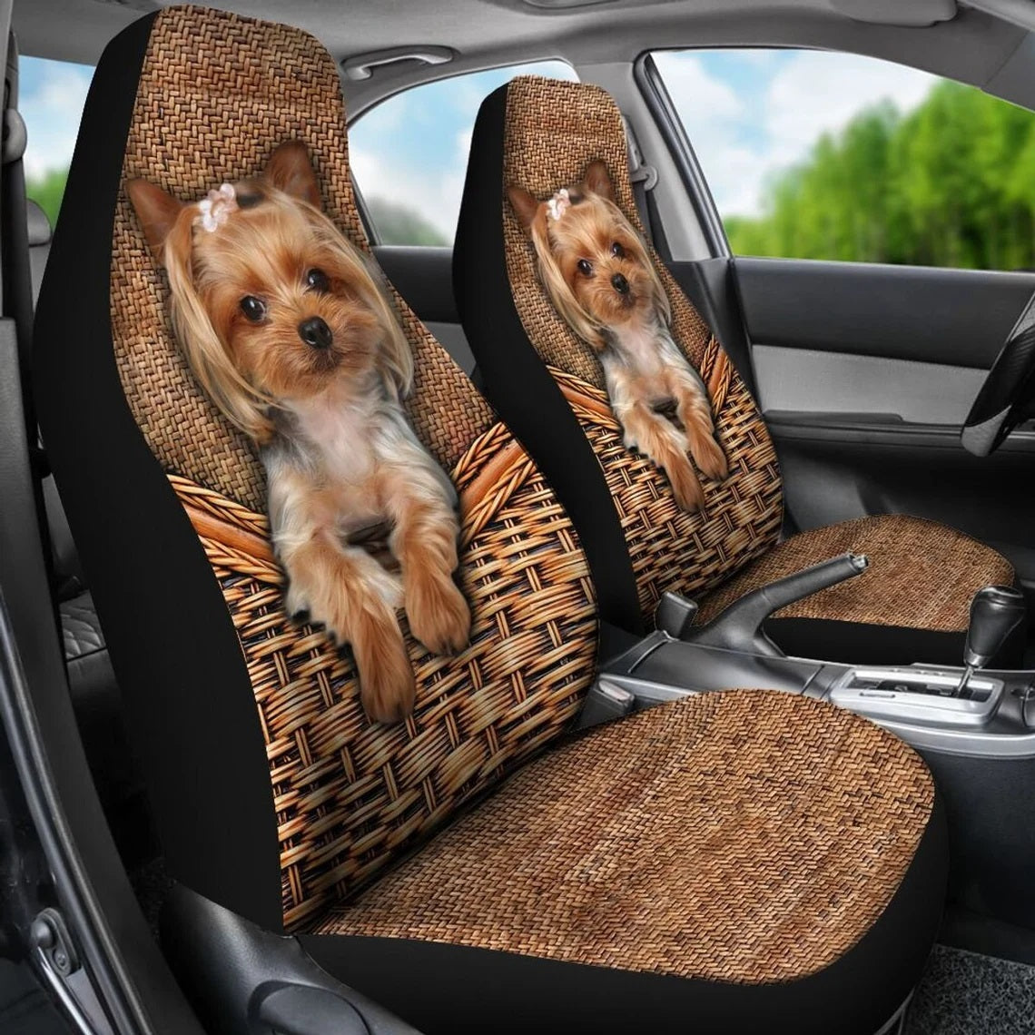 Yorkshire Cute Custom Car Seat Covers