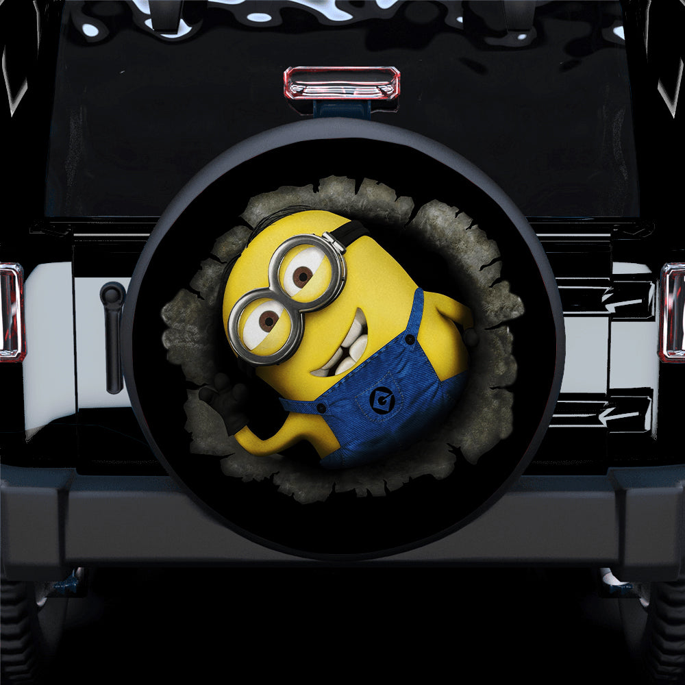 Cute Minions Car Spare Tire Covers Gift For Campers Nearkii