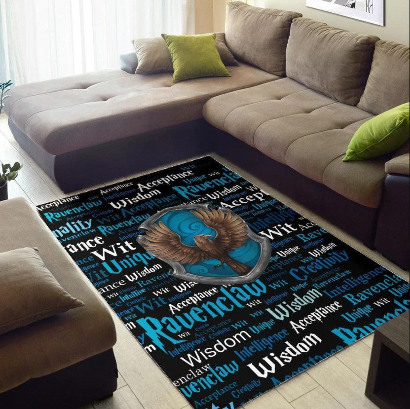 Harry Pottery Revenclaw Rug Carpet Rug Home Room Decor Nearkii