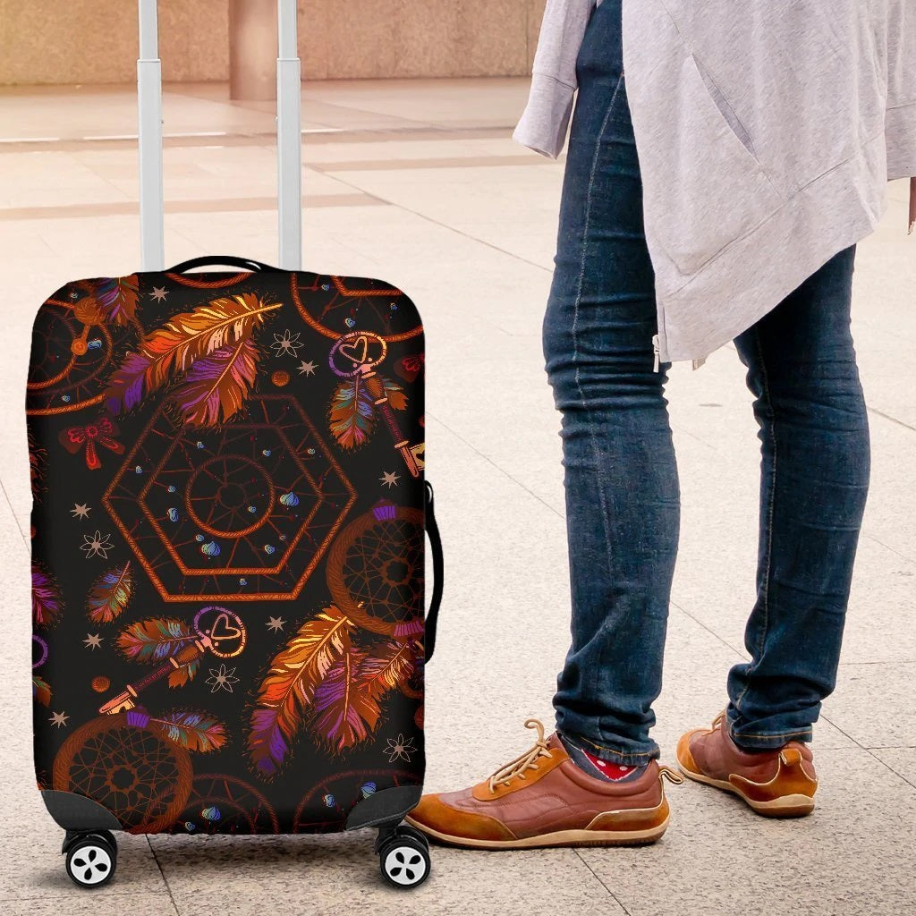 Dream Catcher Native American Luggage Cover Suitcase Protector