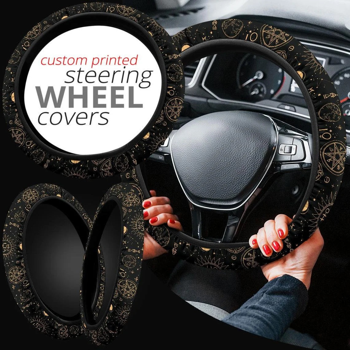 Zodiac Car Steering Wheel Cover