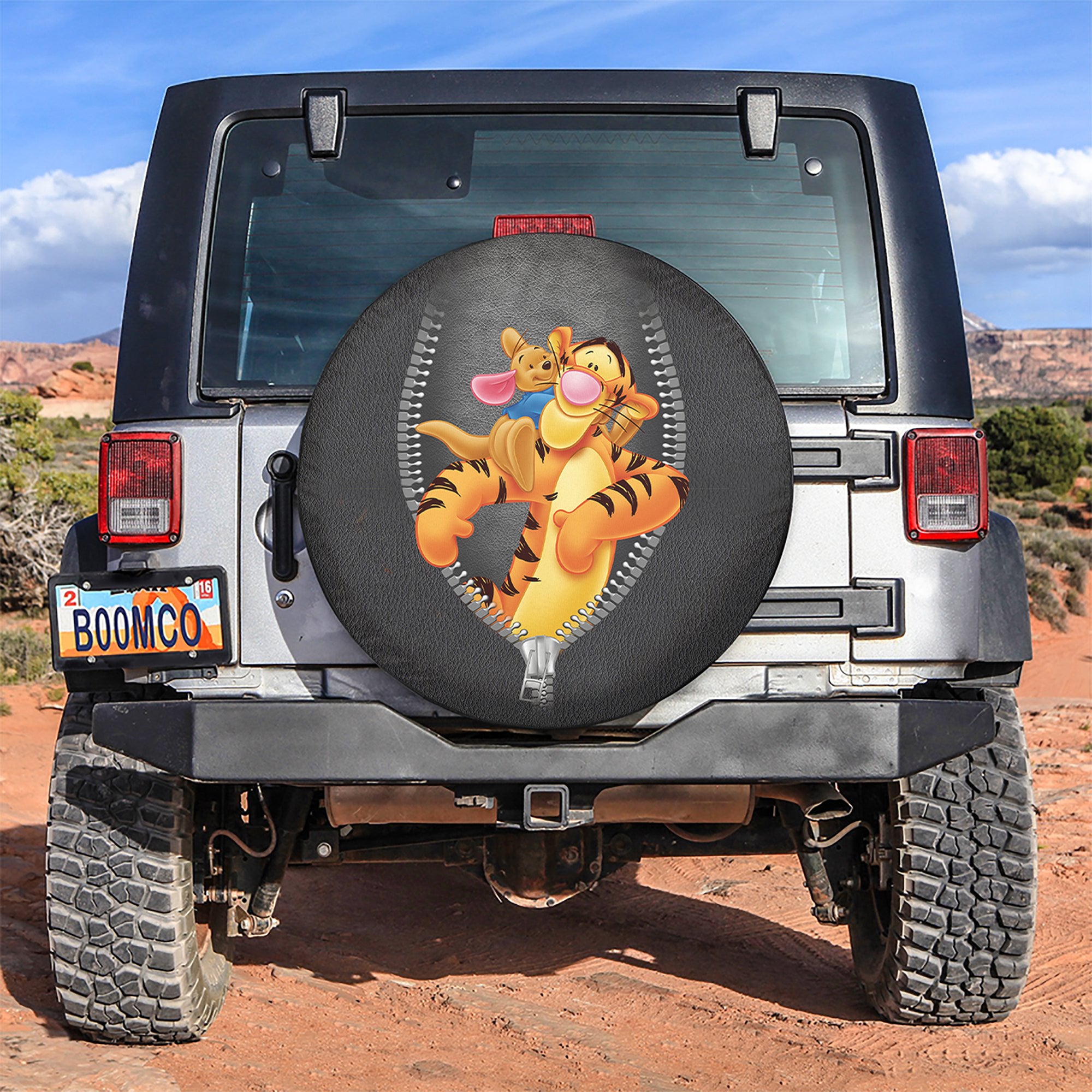 Winnie The Pooh Minnie Mouse Tigger Zipper Car Spare Tire Gift For Campers Nearkii
