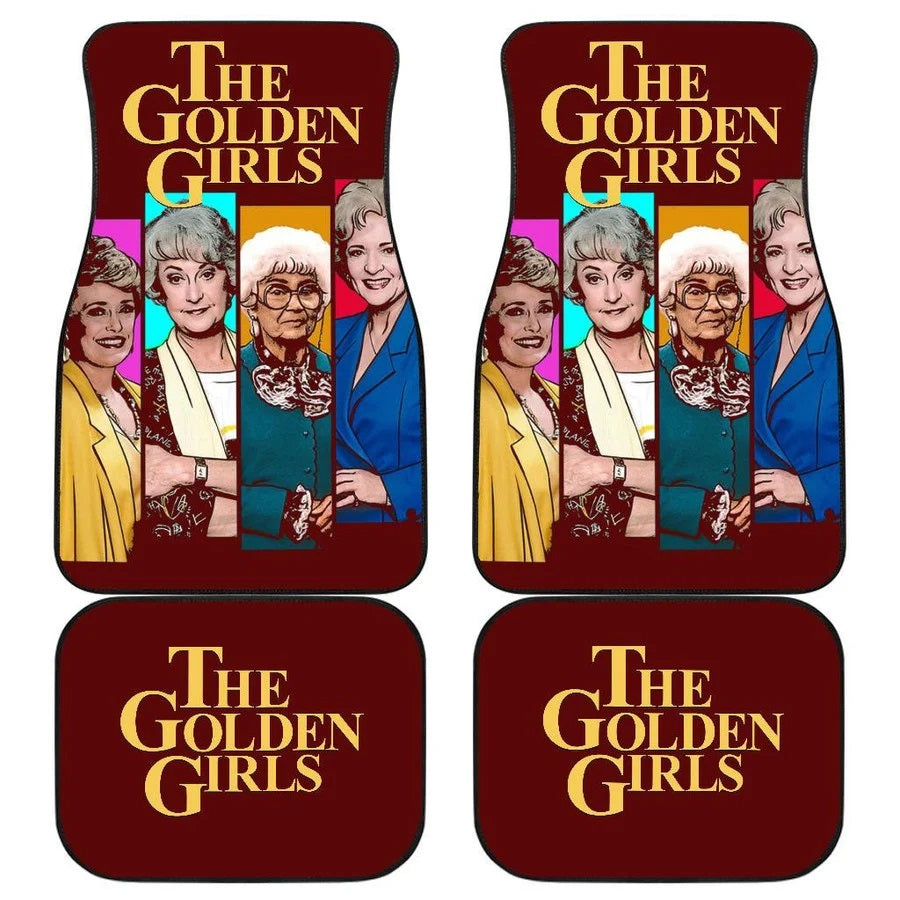 The Golden Girls TV Show Red Car Floor Mats Car Accessories Nearkii