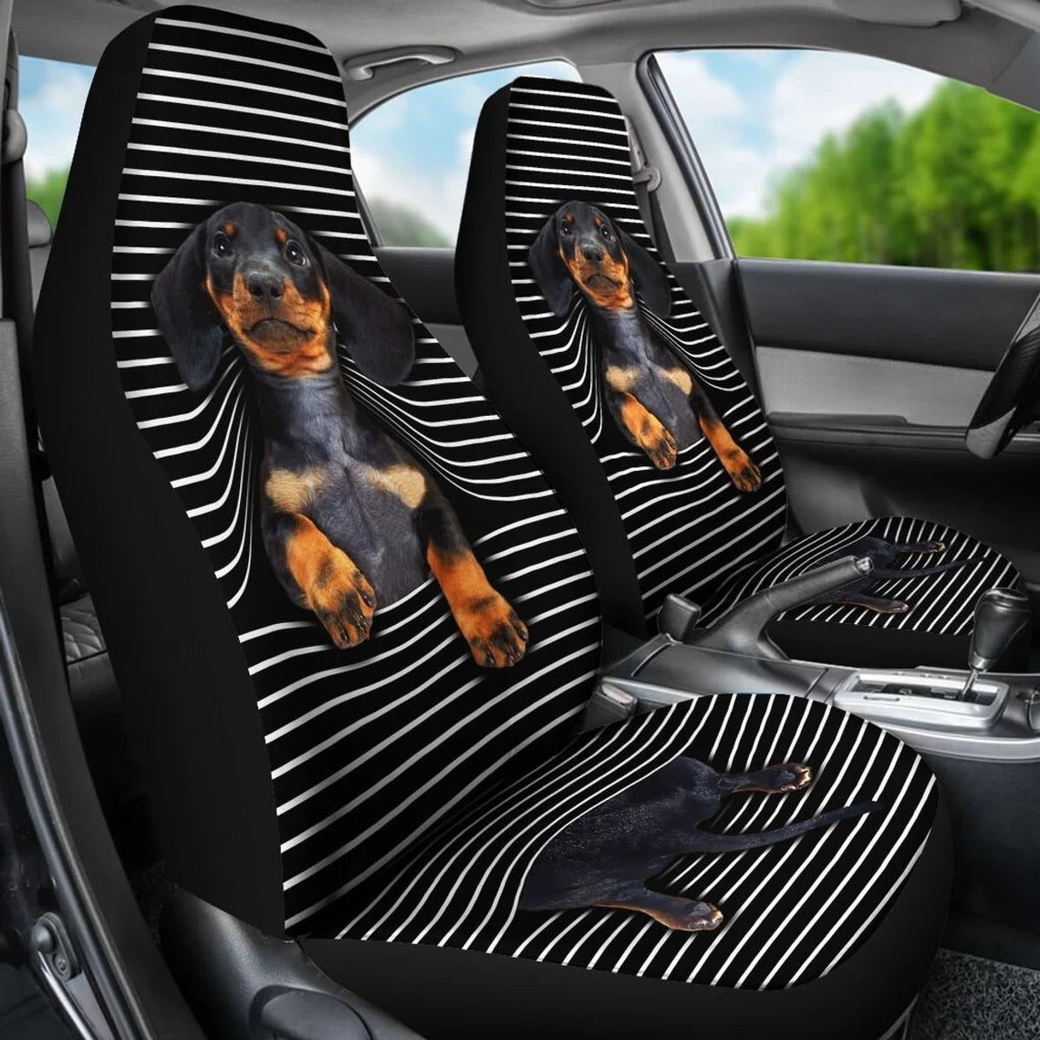 Dachshund Custom Car Seat Covers