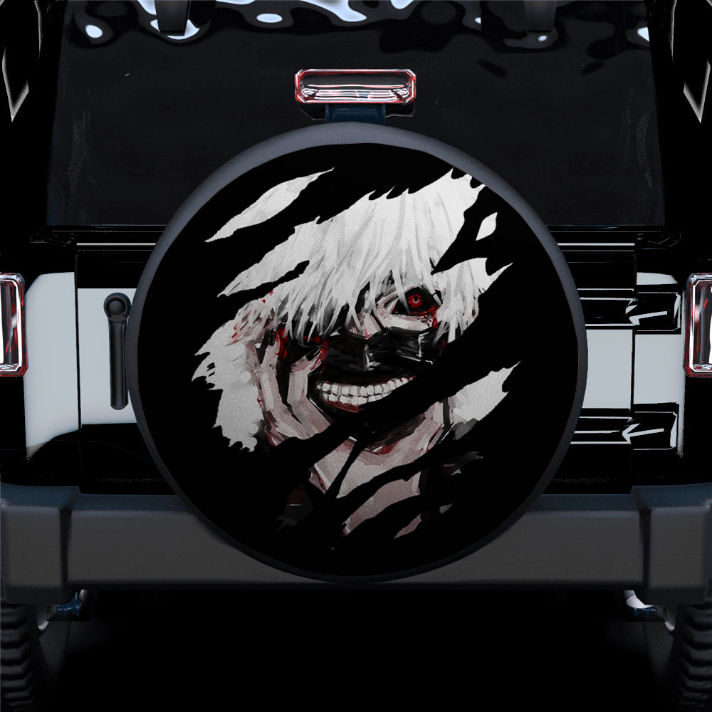 Kaneki Ken Tokyo Ghoul Anime Car Spare Tire Covers Gift For Campers Nearkii