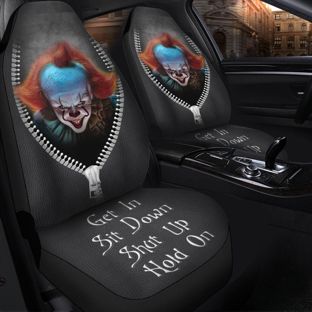 Pennywise It Horror Get In Sit Down Shut Up And Hold On Car Zipper Car Seat Covers Nearkii