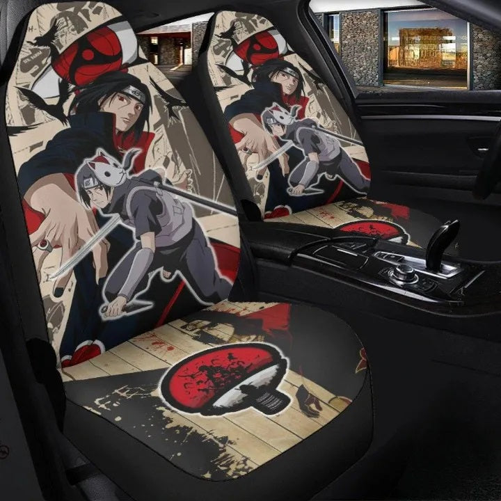 Itachi Akatsuki Naruto Anime Car Seat Covers Nearkii