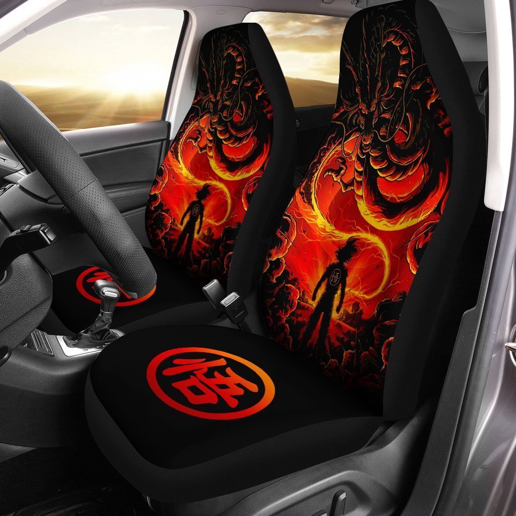 Goku And Shenron Dragon Ball Car Seat Covers