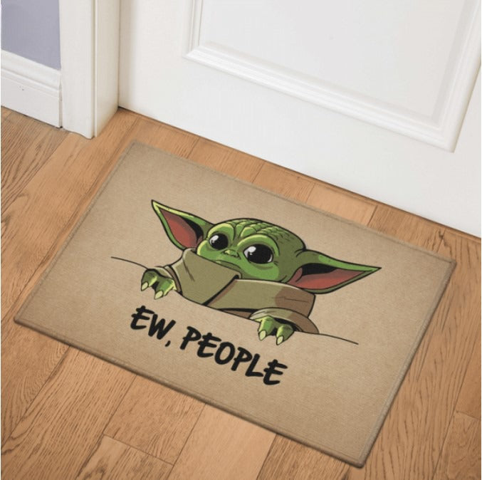 Baby Yoda Ew People Door Mats Home Decor