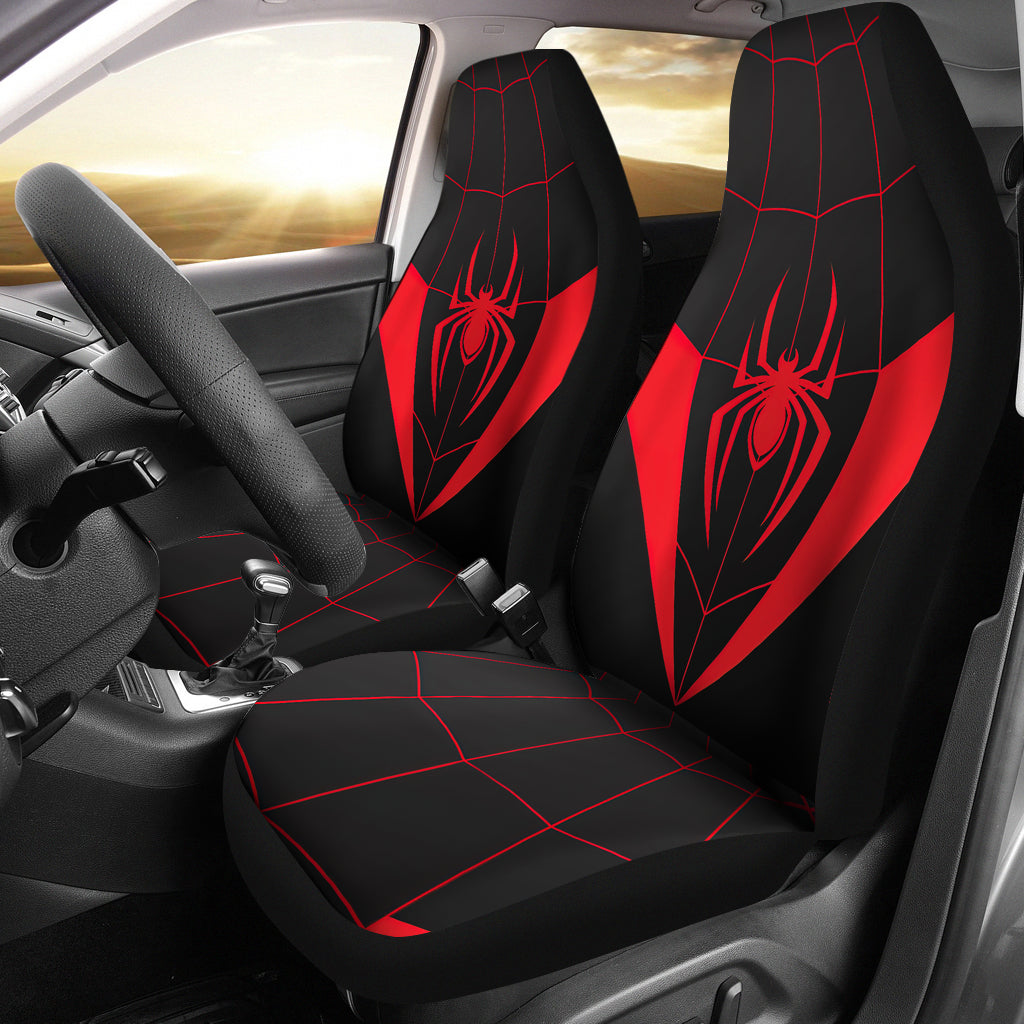 Spider Car Seat Covers Custom Uniform Printed Car Seat Covers