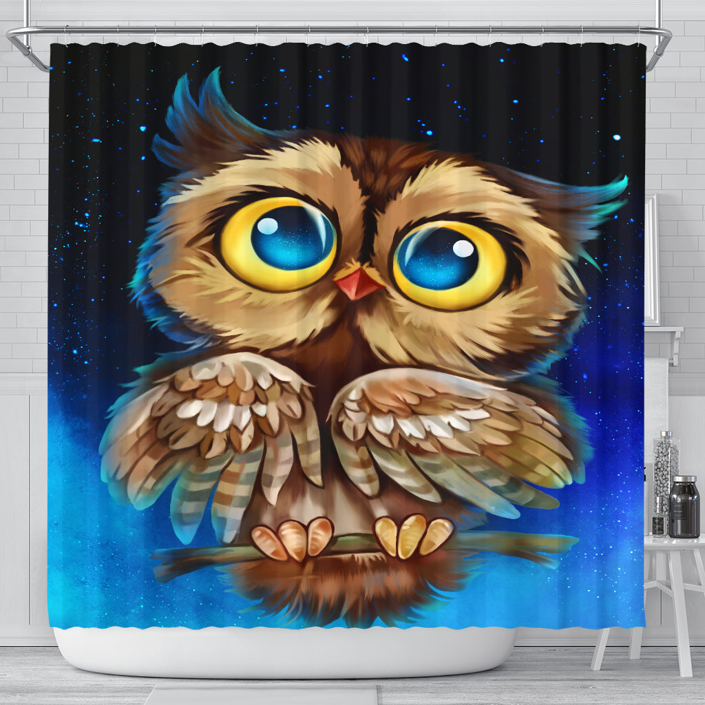Owl Shower Curtain 1