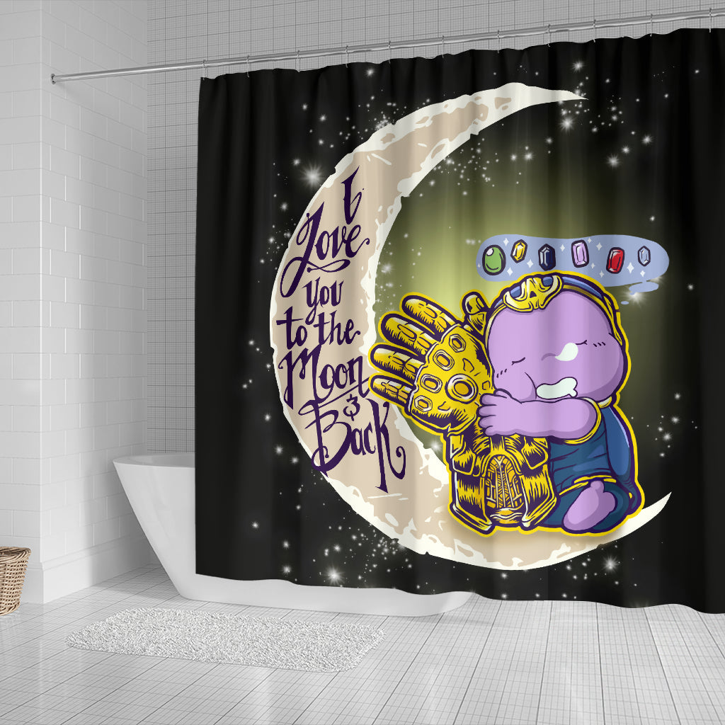 Cute Thanos Shower Curtain