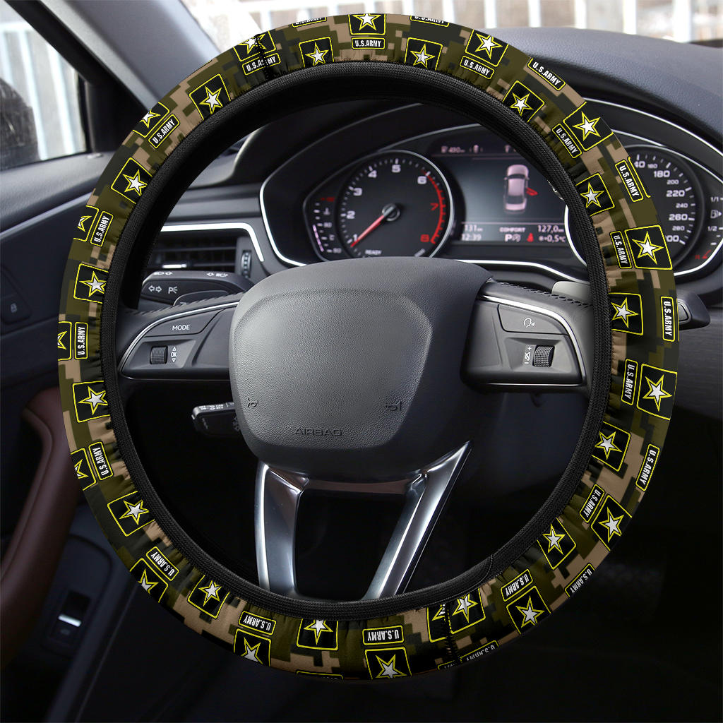 US Army Car Steering Wheel Cover