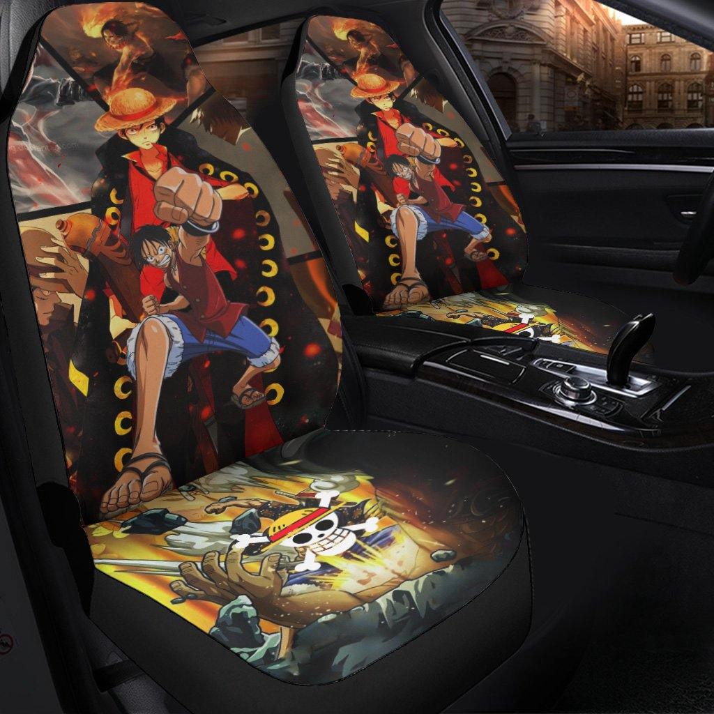 Luffy One Piece Anime Car Seat Cover