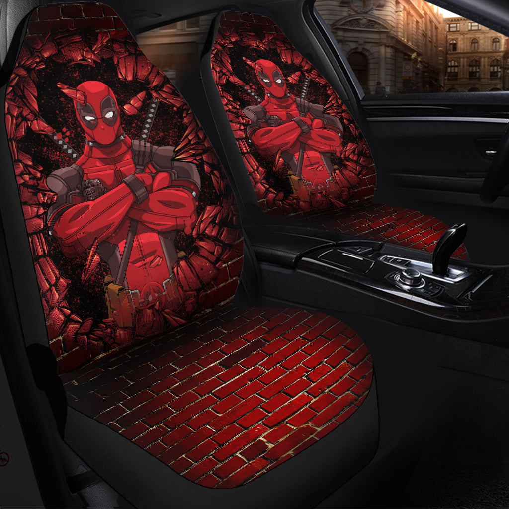 Deadpool Break Wall Car Seat Covers Nearkii