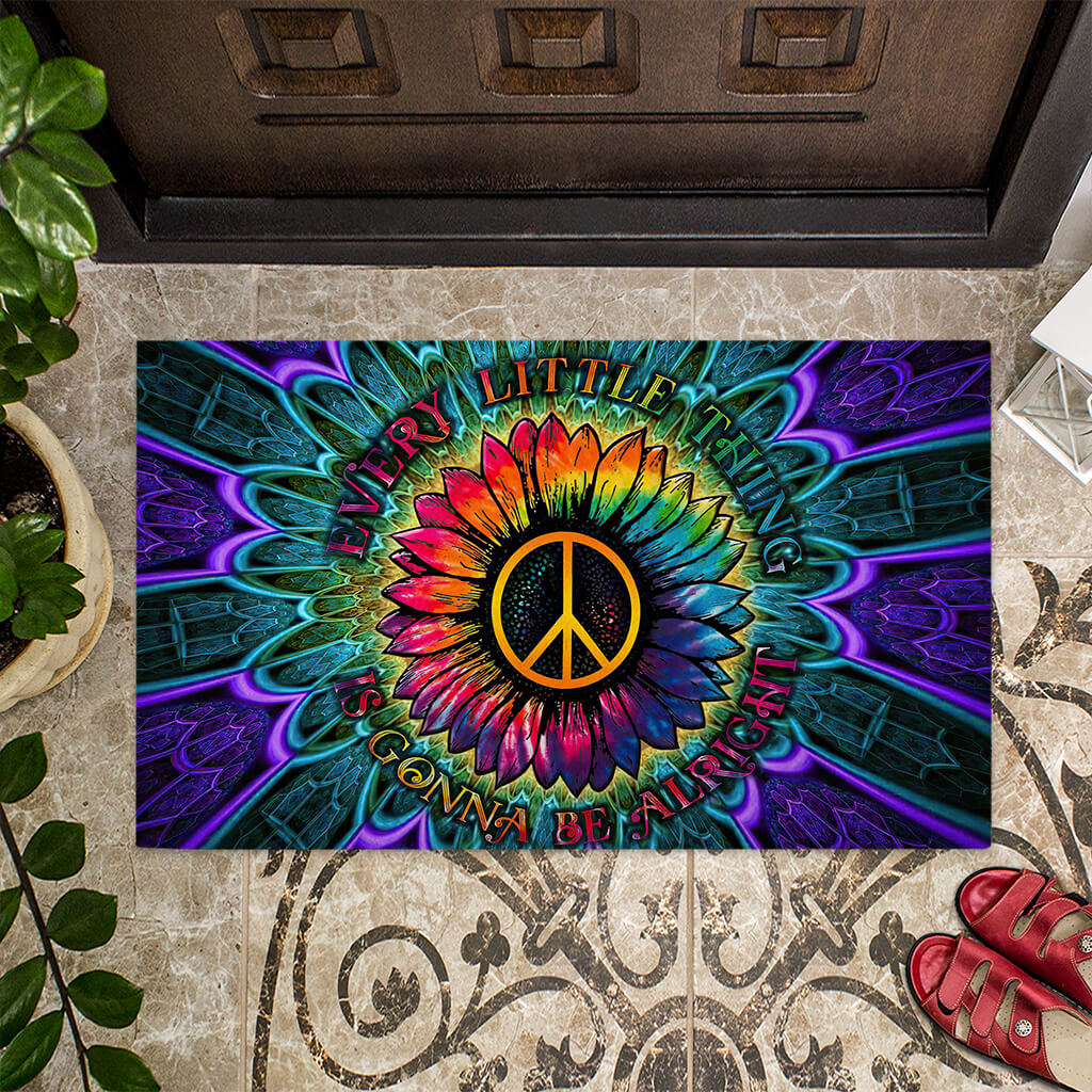 Every Little Thing Hippie Door Mats Home Decor Nearkii
