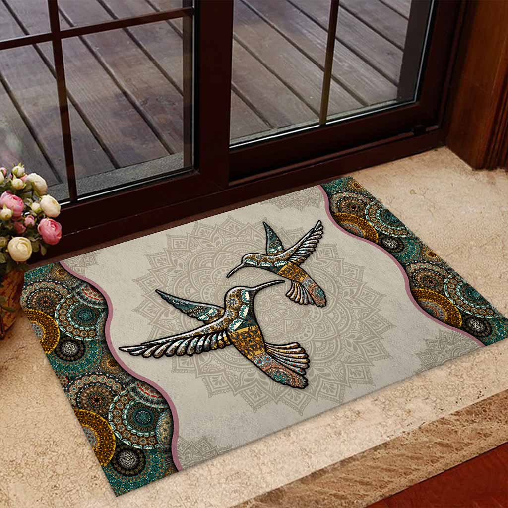 Hummingbird Door Mats Home Decor Nearkii