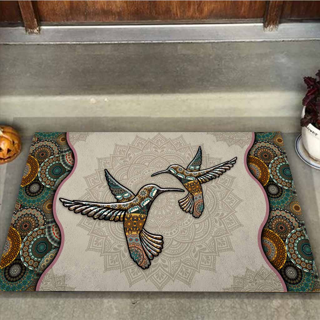 Hummingbird Door Mats Home Decor Nearkii