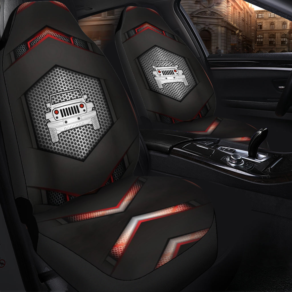 Jeep Iron Premium Car Seat Cover Nearkii