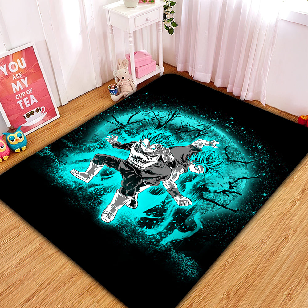 Goku Vegeta Moonlight Area Carpet Rug Home Decor Bedroom Living Room Decor Nearkii