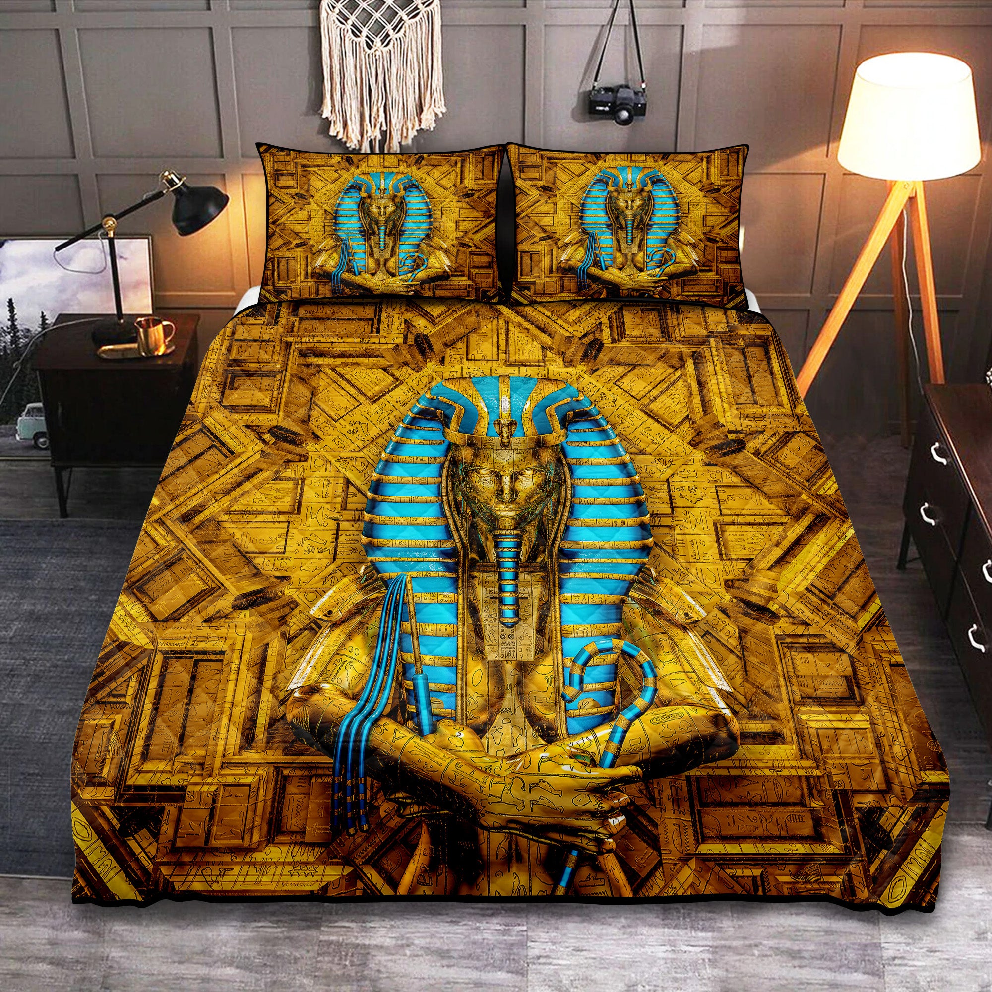 King Pharaon Quilt Bed Sets Nearkii