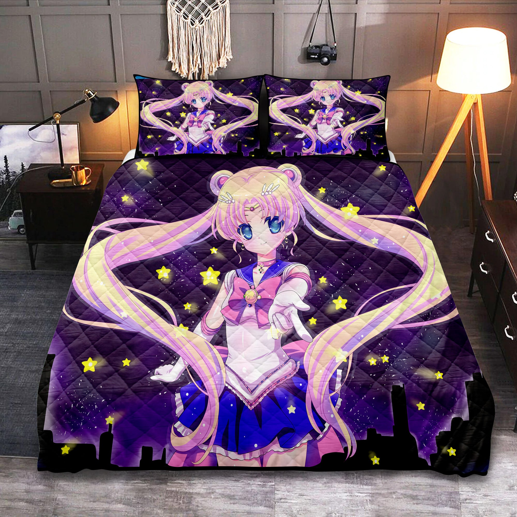 Sailor Moon Quilt Bed Sets Nearkii