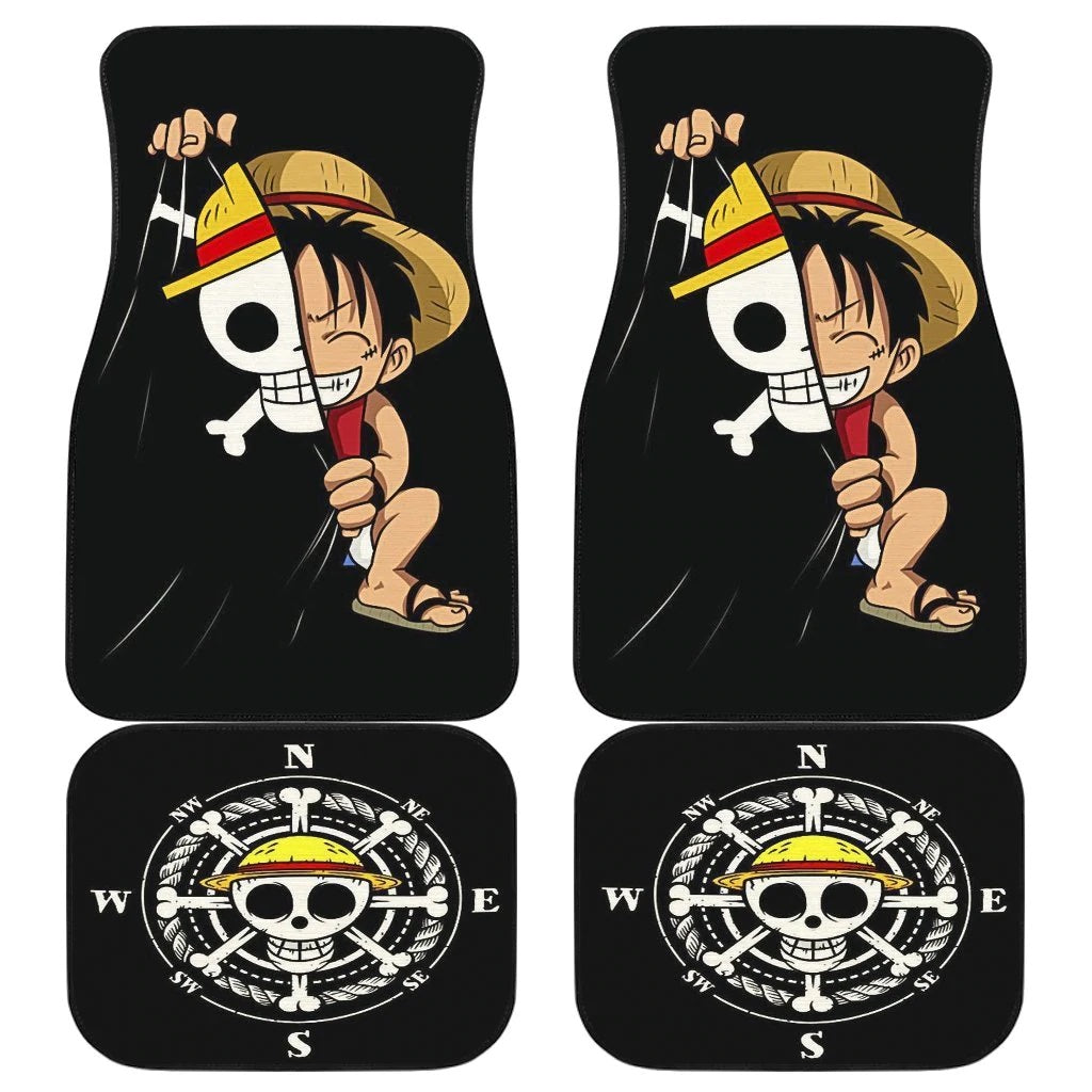 Luffy Cute One Piece Car Floor Mats Car Accessories