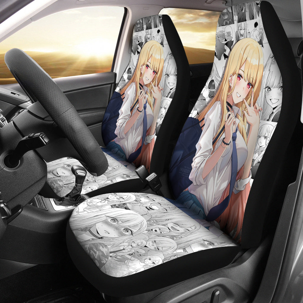 My Dress Up Darling Marin Waifu Anime Girl Car Seat Cover Nearkii