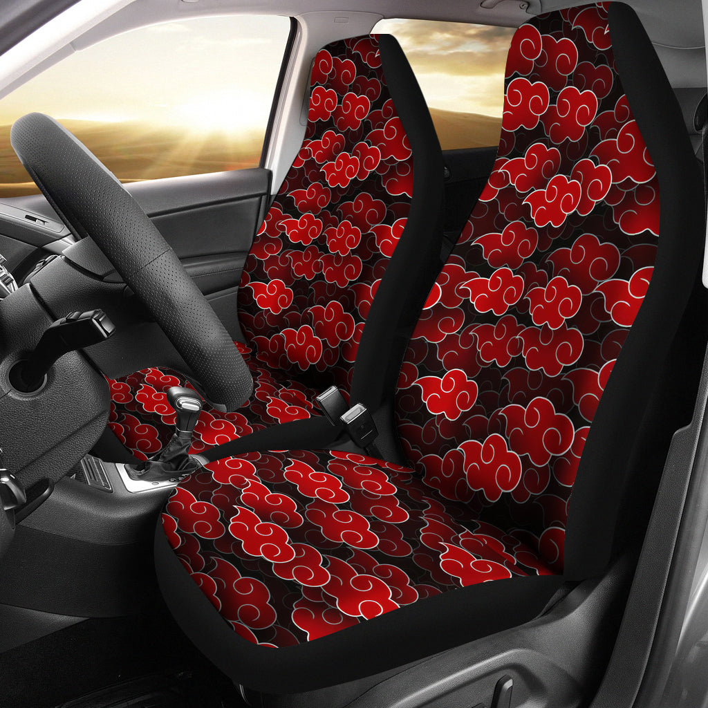 Akatsuki Cloud 3D Anime Premium Custom Car Seat Covers Decor Protector Nearkii