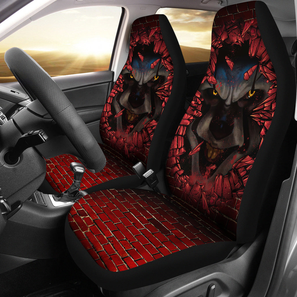 Pennywise Horror Break Wall Car Seat Covers Nearkii