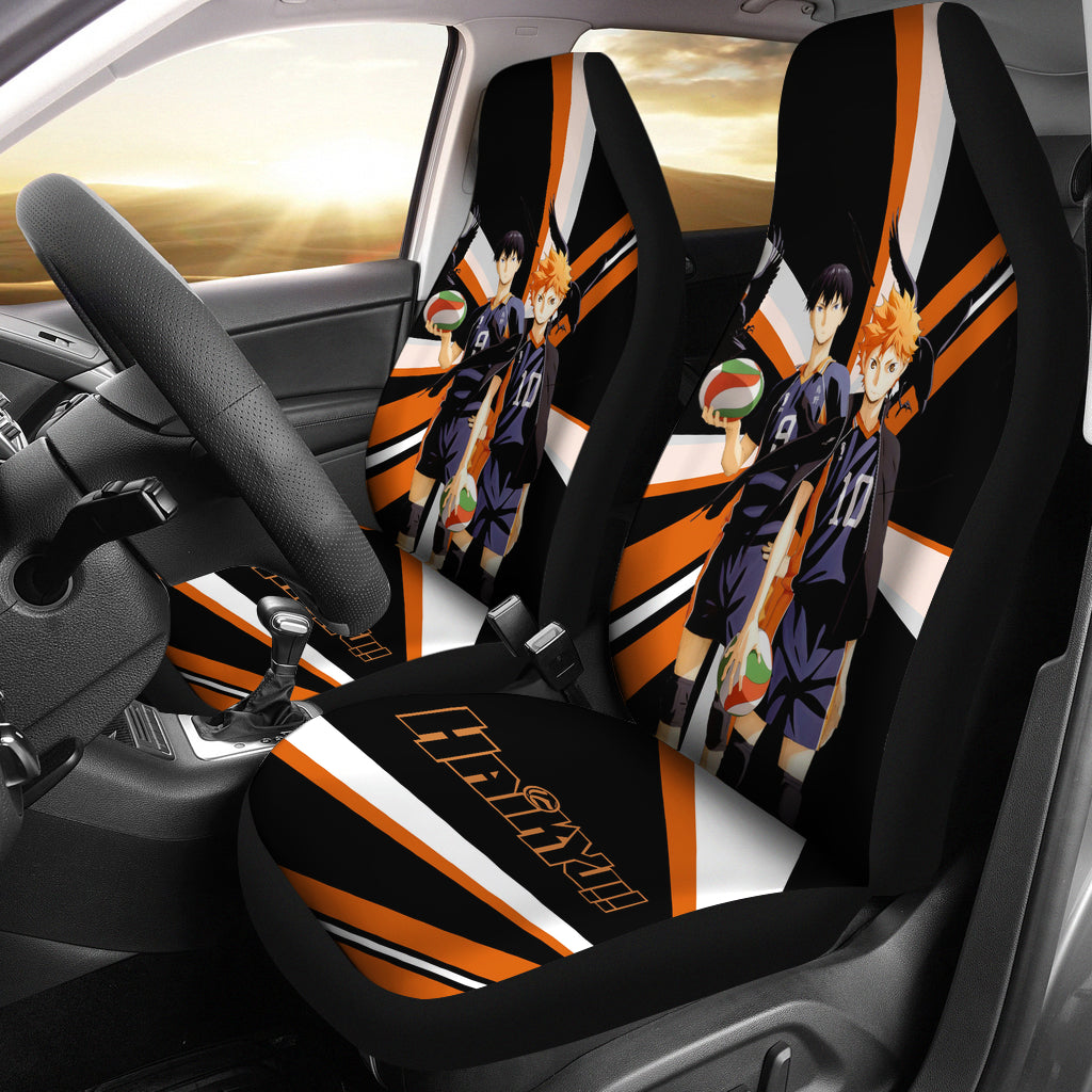 Haikyuu Anime Hinata And Kageyama Premium Custom Car Seat Covers Decor Protectors Nearkii