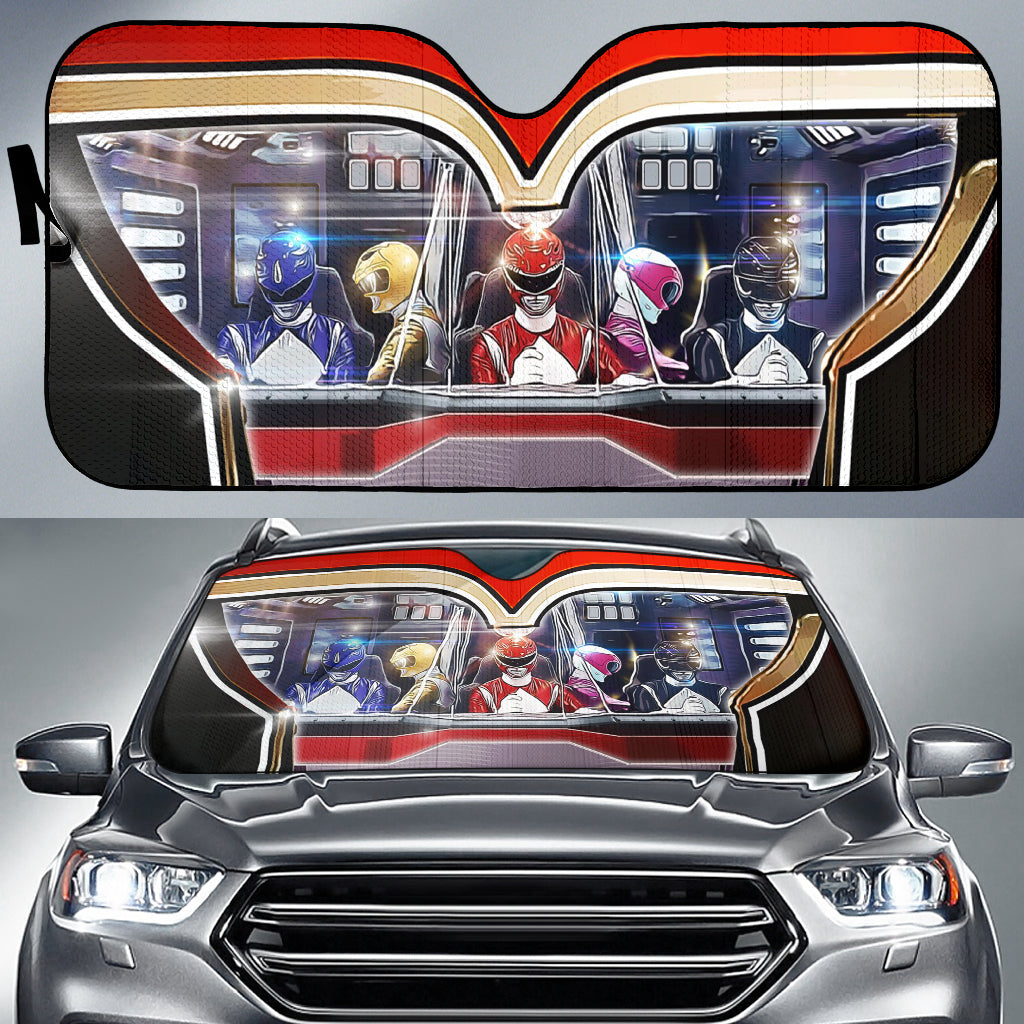 Power Rangers HD Car Auto Sunshades Nearkii