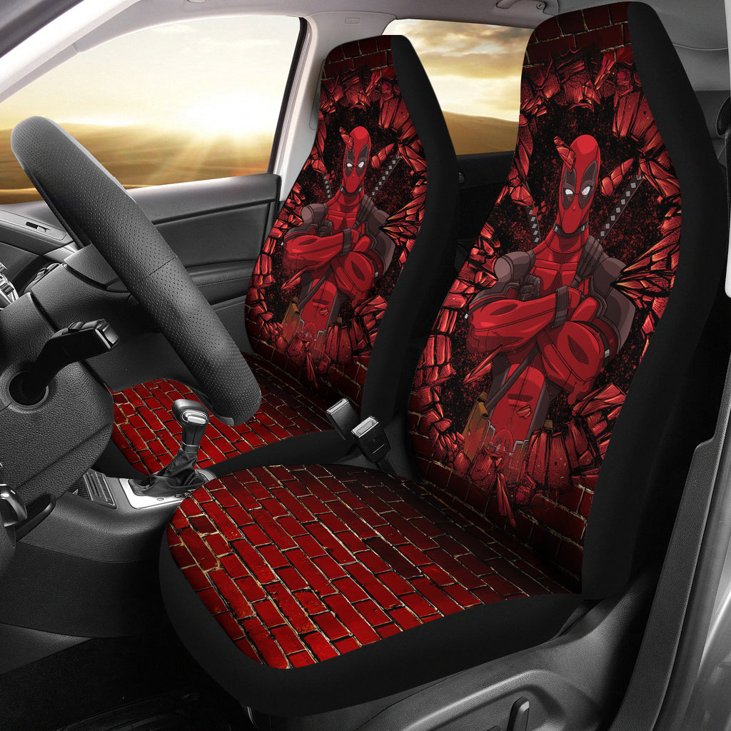 Deadpool Break Wall Car Seat Covers Nearkii