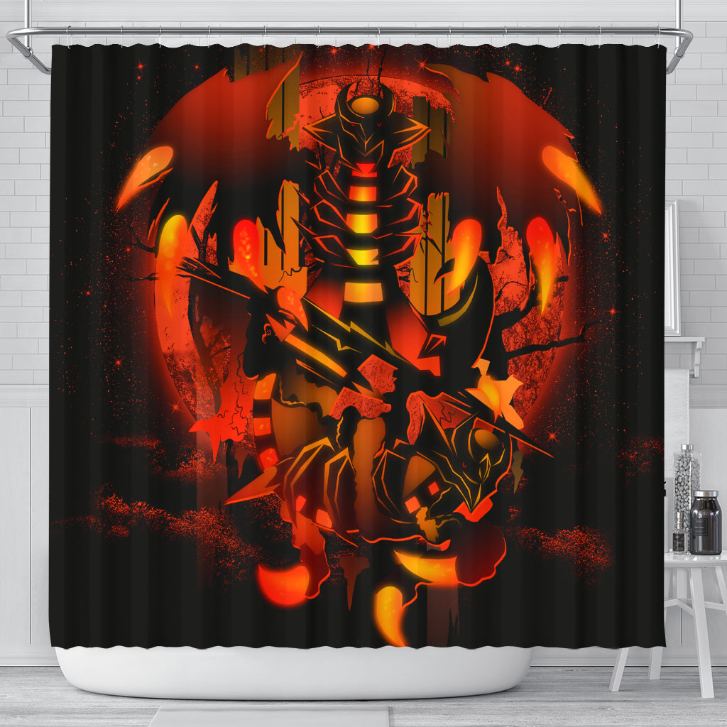 Giratina Legend Pokemon Moonlight Shower Curtain Nearkii