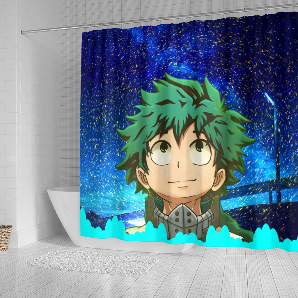 Deku Anime Shower Curtain Nearkii