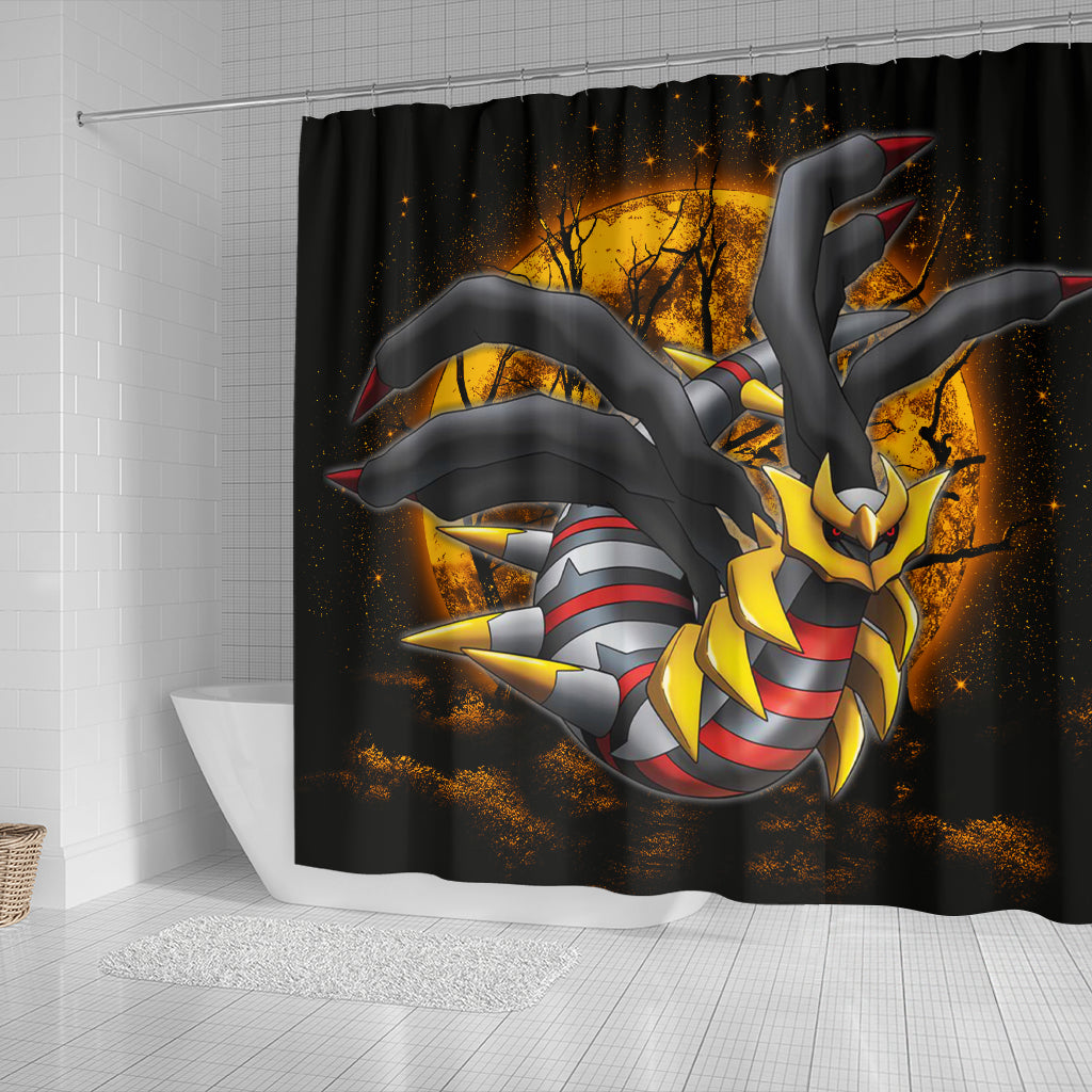 Giratina Pokemon Moonlight Shower Curtain Nearkii