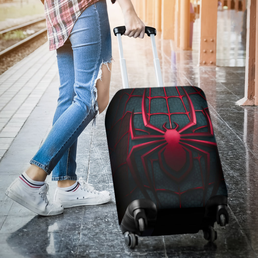 Spiderman Red Luggage Cover Suitcase Protector Nearkii