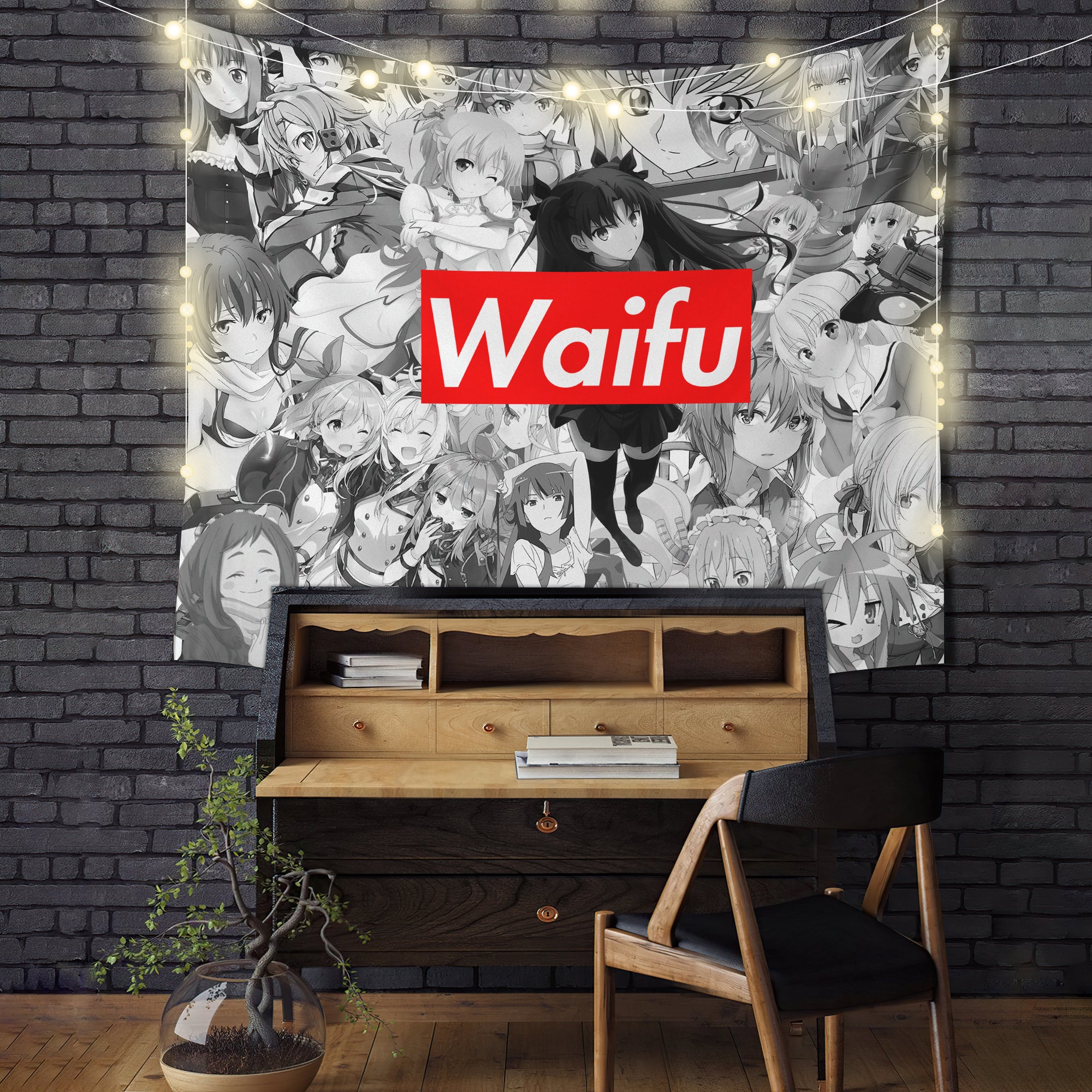 Waifu Tapestry Room Decor Nearkii