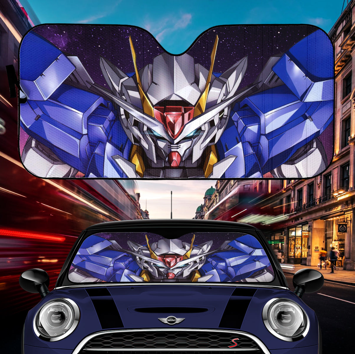 Gundam Anime Car Auto Sunshades Nearkii