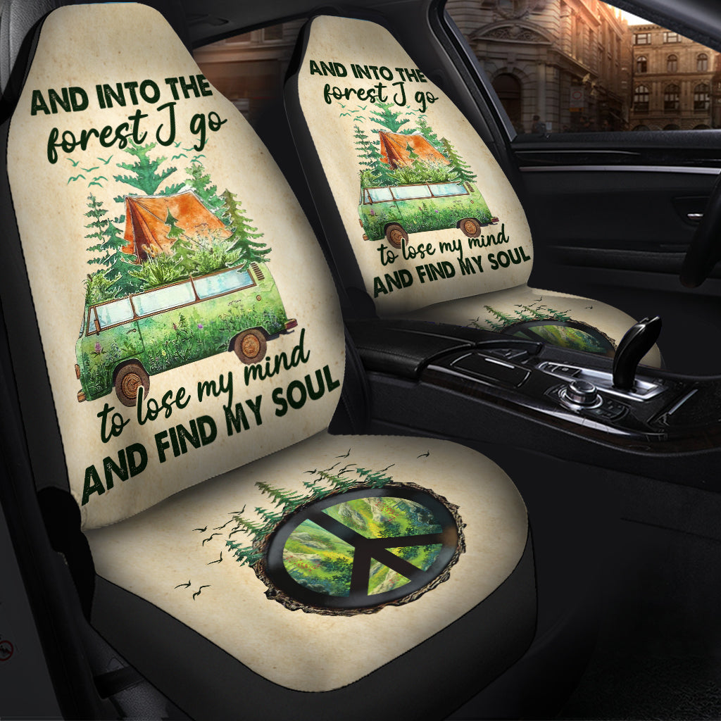 And Into The Forest I Go Premium Custom Car Seat Covers Decor Protectors