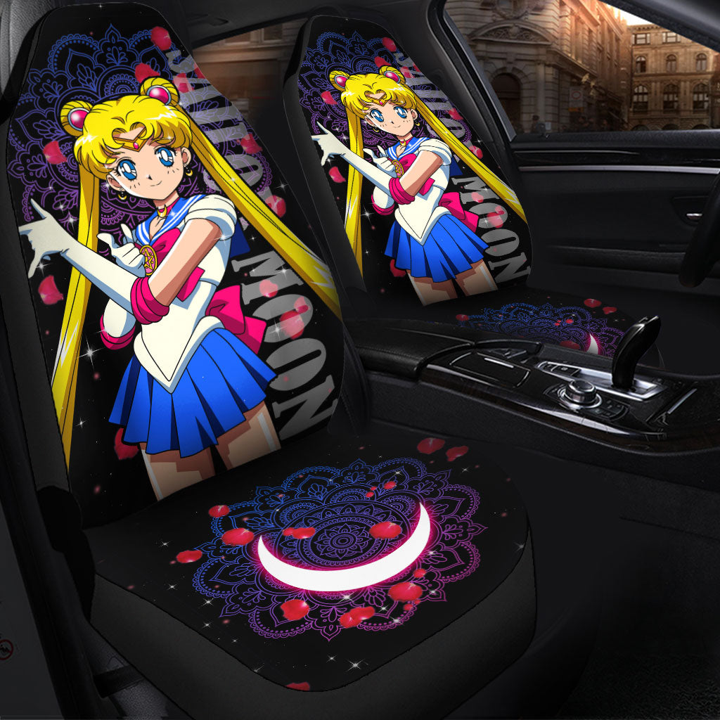 Sailor Moon Anime Premium Custom Car Seat Covers Decor Protectors Nearkii