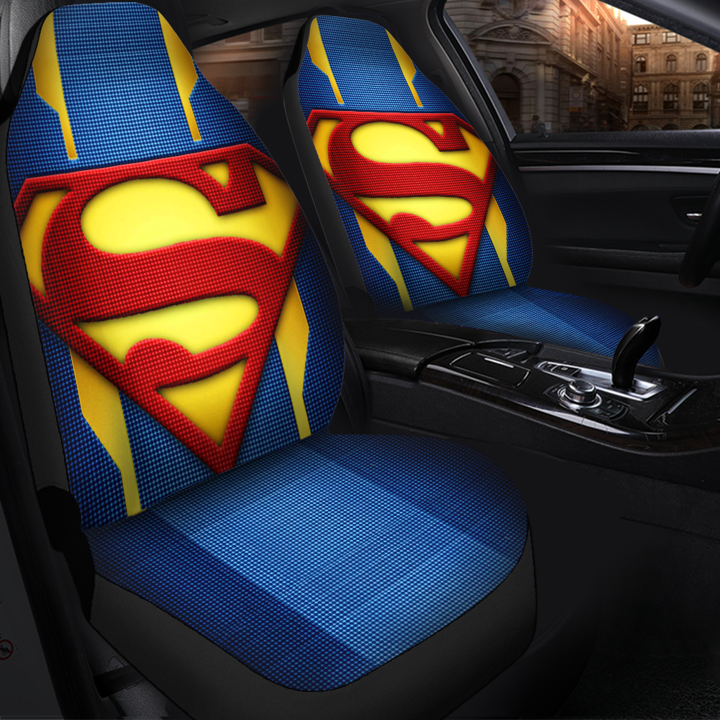 Superman Signal Premium Custom Car Seat Covers Decor Protectors Nearkii