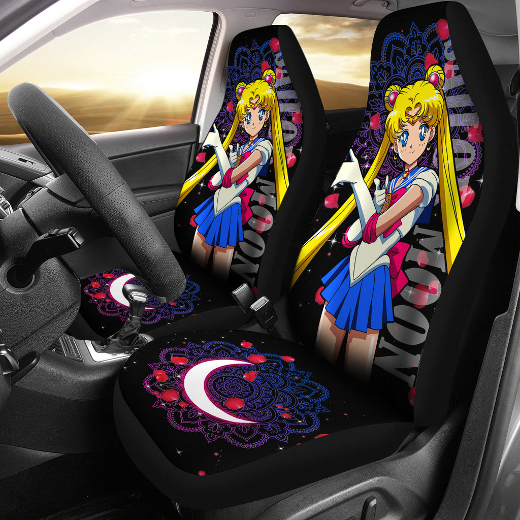 Sailor Moon Anime Premium Custom Car Seat Covers Decor Protectors Nearkii