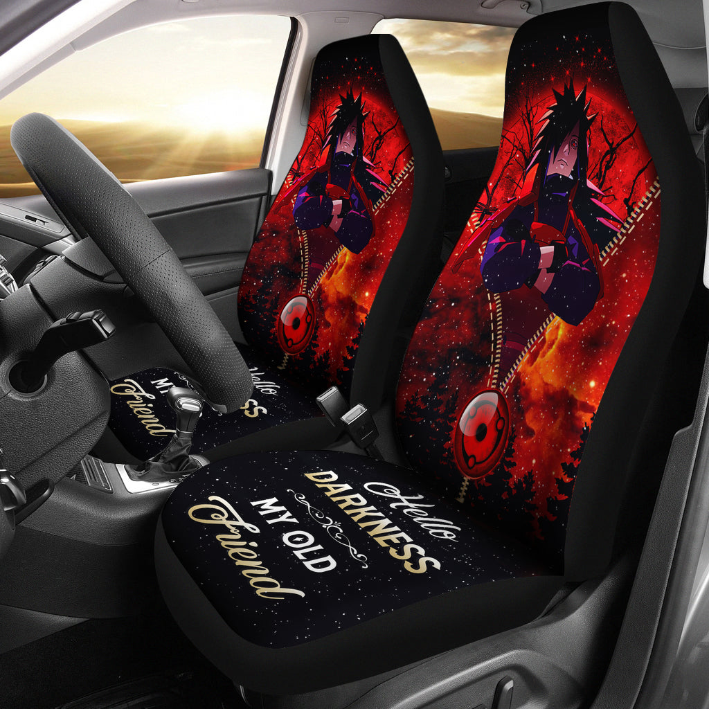 Madara Uchiha Naruto Darkness Hippie Galaxy Zipper Premium Custom Car Seat Covers Decor Protectors Nearkii